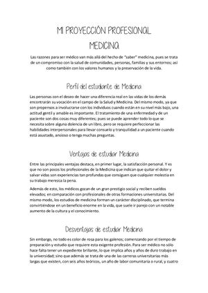 Mi Proyeccion Profesional