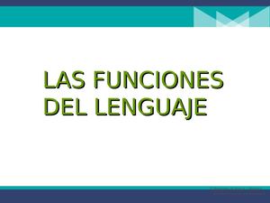 Funciones Lenguaje