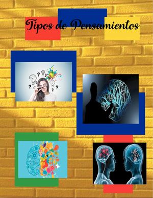 Revista sobre los tipos de pensamiento
