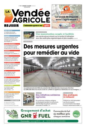 Vendée Agricole du vendredi 1er mai 2020