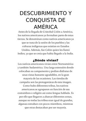 Descubrimiento Y Conquista De América