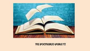 Mi Poemario Para Ti