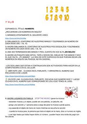 1 A y B Numbers