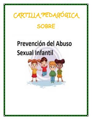Cartilla De Prevencion De Abuso Sexual Convertido