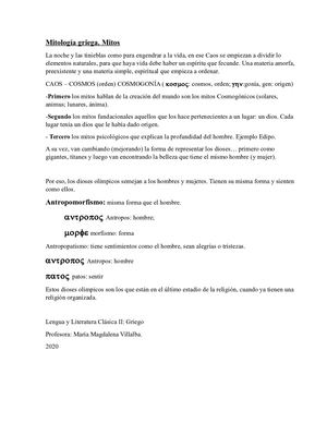 Mitología Griega
