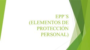 Diapositivas Epp