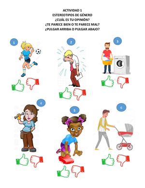 Estereotipos De Género