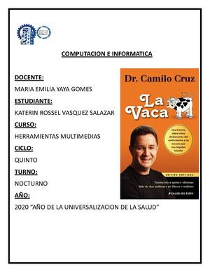 OBRA "LA VACA" (RESUMEN)