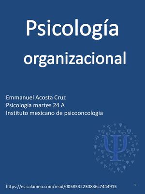 Revista Psicologia Organizacional