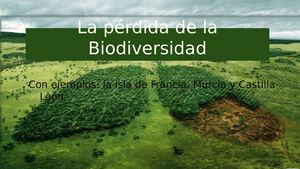 Pérdida De Biodiversidad Ii