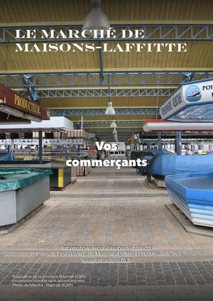 Les commercants du marché de Maisons-Laffitte