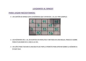 3 Jugamos Al Bingo