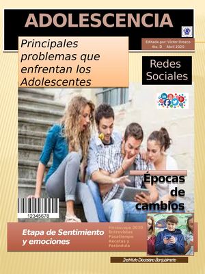 Revista La Adolescencia