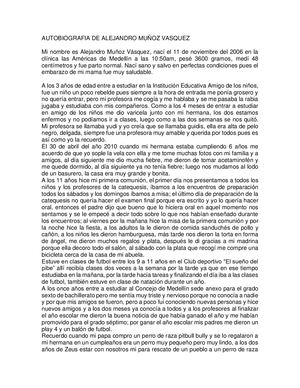 Autobiografia Y Avance Tecnologico