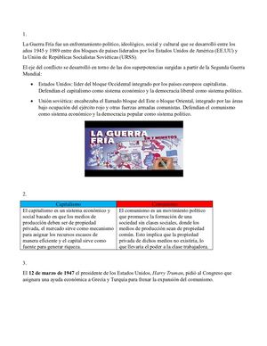 Solucion Guerra Fria Y Violencia