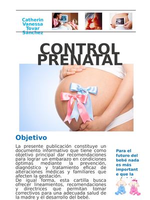 Cartilla Control Prenatal