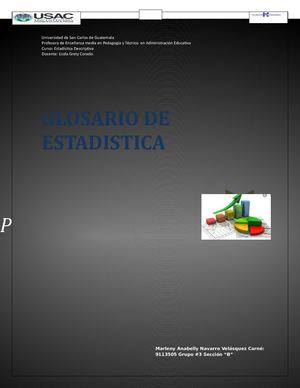 Glosario Estadistica