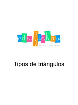 Triangulos Edufichas