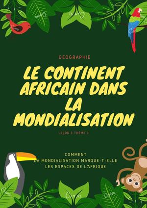 L'Afrique dans la mondialisation