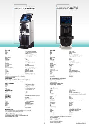 Demirkaya Optik ÜRün Kataloğu Web 2019 2020