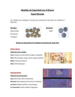 Medidas De Seguridad Papel Moneda