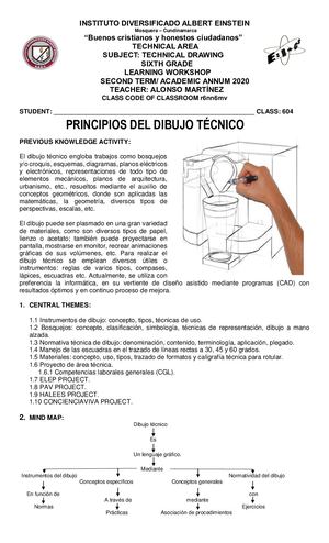 Taller Dibujo Tecnico II Periodo 6° 2020