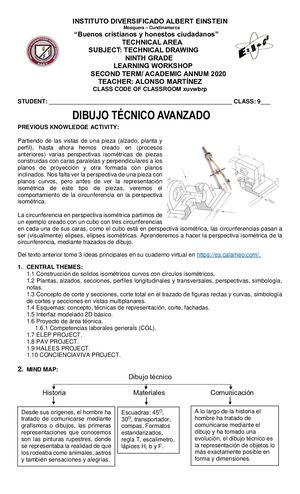 Taller De Aprendizaje Dibujo Técnico Noveno 2P 2020
