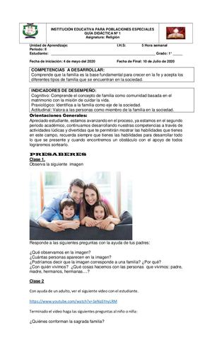 Guía Religión 2° Periodo Gh