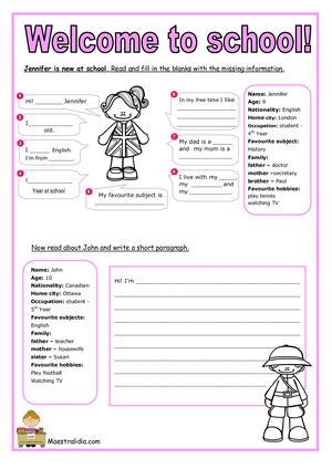 Personal Information 6º.