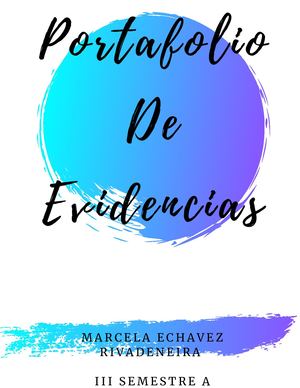Portafolio De Evidencias