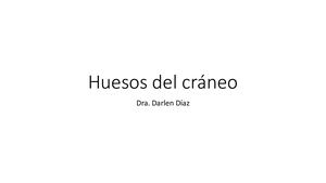 Semana 2 Huesos Del Cráneo Dra Darlen Díaz
