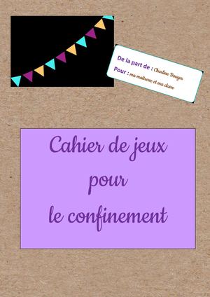 Calaméo - Cahier De Confinement Ce2 Cm1 Docx