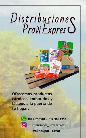 Distribuciones ProviExpress Folleto publicitario