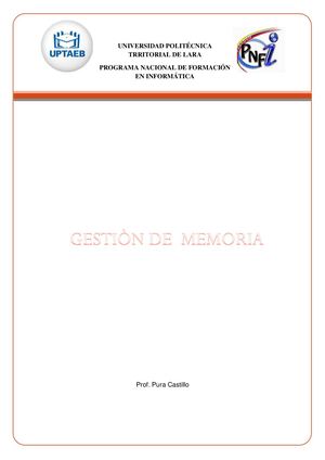 Gestion Memoria So