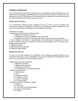 Tipología De Boibliotecas