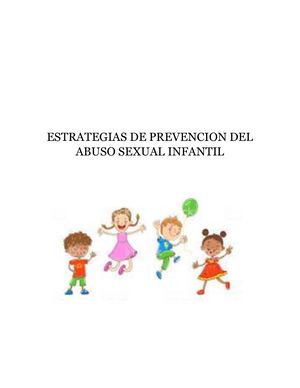 Calaméo - Cartilla Estrategias De Prevención Del Abuso Sexual Infantil