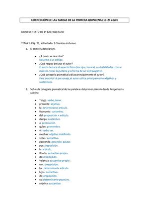 Corrección Acts 1ª Quincena