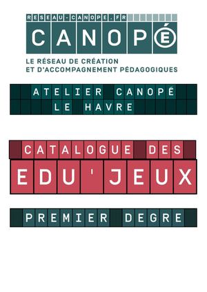 Catalogue Educobjets Jeux Premier Degré