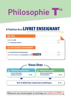 Livret Philosophie Terminale