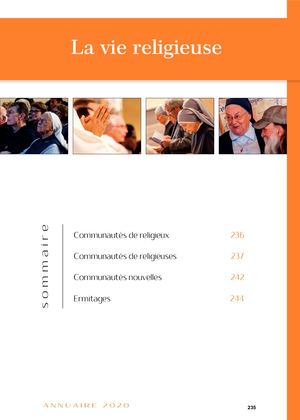 Onglet Vie Religieuse 2020 Site