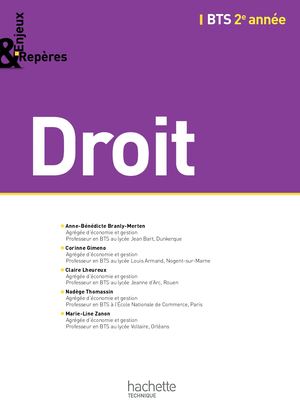 Enjeux Et Repères Droit Bts 2e Année Livre éLève Ed 2015