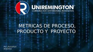 Metricas De Proceso Producto Y Proyecto