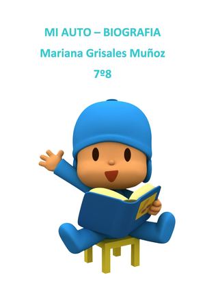 Mi Auto Biografia Mariana Grisales