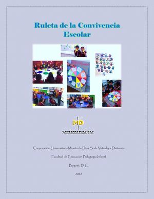 Propuesta Pedagógica Ruleta De La Convivencia
