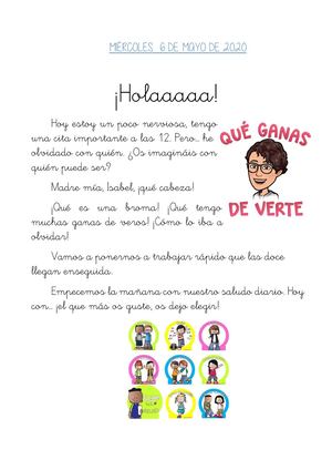 Tarea Miércoles 6 De Mayo