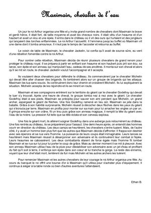 Récits De Chevalerie