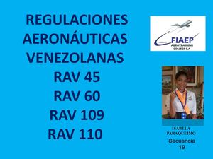 Regulaciones Aeronauticas