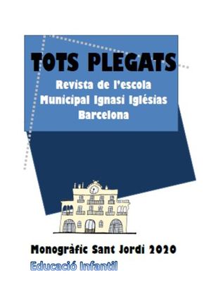E.INFANTIL  TOTS PLEGATS SANT JORDI 2020