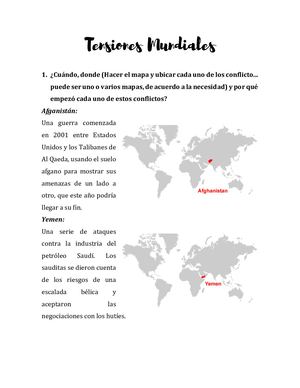 Tensiones Mundiales 2020