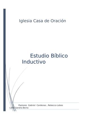 Estudio Biblico Consagracion